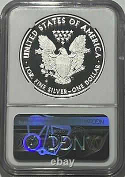1986 S $1 Ngc Pf69 Ultra Cameo Proof Silver Eagle First Year Of Issue Fyoi Label