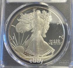 1986-S American Silver Eagle PCGS Gem Proof Mercanti Signed Label