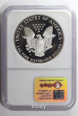 1986-S Proof Silver American Eagle NGC PF69 Ultra Cameo $1