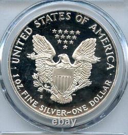 1986-S Proof Silver Eagle $1, Thomas S. Cleveland PCGS PR 70