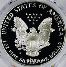 1989-S American Silver Eagle PCGS Proof-69 Deep Cameo