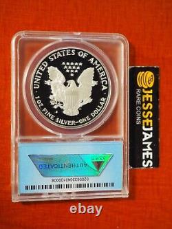 1989 S Proof Silver Eagle Anacs Pr70 Dcam Blue Label