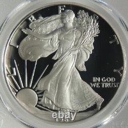 1989-s $1 Proof American Silver Eagle Gem Pcgs Pr70dcam #44642313 Top Pop