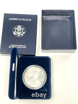 1994-P American Eagle 1 oz. Proof Silver Dollar Coin withBox, KEY DATE