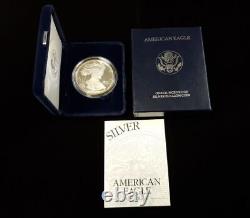 1994-P Silver American Eagle $1 Coin With box & COA