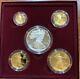 1995-w 5-coin Proof American Eagle Set 10th Anniversary Silver & Gold Coins