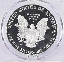 2001-W PR70 DCAM American Silver Eagle PCGS Blue Label 0956