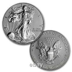 2006-W 3-Coin Proof Silver Eagle Set (20th Anniv, withBox & COA)