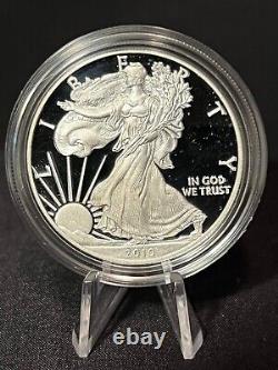 2010-W American Silver Eagle Proof Coin 1 oz 999 Fine with Box & COA