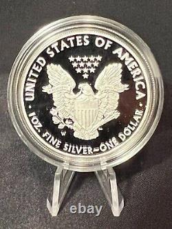 2010-W American Silver Eagle Proof Coin 1 oz 999 Fine with Box & COA