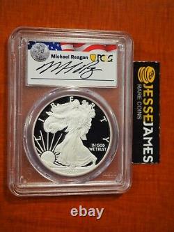 2010 W Proof Silver Eagle Pcgs Pr70 Dcam Michael Reagan Signed Legacy Series