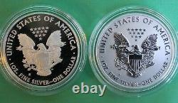 2012 American Silver Eagle San Francisco Two-Coin Proof ASE Coin Box and COA