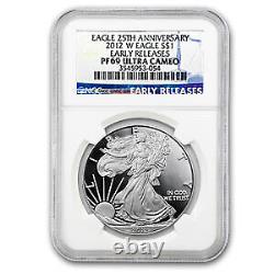 2012-W Proof Silver American Eagle PF-69 NGC (ER)