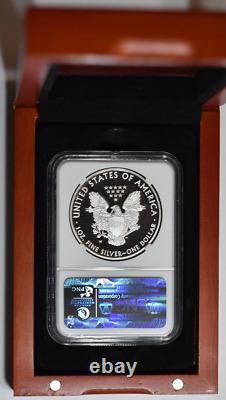 2012 W Proof Silver Eagle Graded Pf 70 Ultra Cameo By Ngc With Display Case