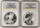 2013 $1 American Silver Eagle West Point 2 Coin Set Reverse Proof Ngc Pf70 Sp70