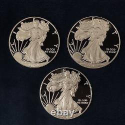 2015, 2015, 2016 American Eagle 1 oz Fine Silver Proof Coin Free Ship USA