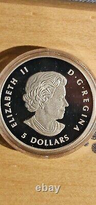 2015 Bald Eagle Fractional Proof 9999 Silver 4 Coin Set $2, $3, $4, $5 Coa