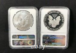 2015 W Burnished 1oz Silver Eagle First Day of Issue NGC MS70 -FDI Label