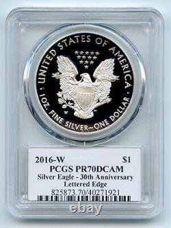 2016 W $1 Proof American Silver Eagle PCGS PR70DCAM Fred Haise