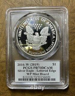 2016 W Proof Eagle Pcgs Pr70 Torch Aip Letter Edge Cleveland # Nha Stock # Ksh