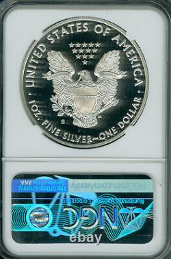 2017 S White Label American Silver Eagle Ngc Pf69 Mac Uhcam Spotless Very Rare