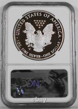 2017-W $1 1 Ounce Proof Silver Eagle NGC PF 70 UC FDOI Mercanti Warhol Reagan