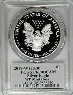 2017 W (2020) Proof Silver Eagle West Point Mint Hoard PCGS PR70 DCAM Mercanti