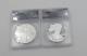 2019 Ms70 & 2019 W Proof70 Dcam Silver Eagle Anacs 2 Coin Set