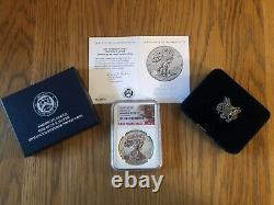 2019 S American Eagle One Ounce Silver Enhanced Reverse Proof Coin PF70 RARE