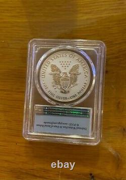 2019 S ENHANCED REVERSE PROOF SILVER EAGLE PCGS PR69 FIRST STRIKE with COA + OGP