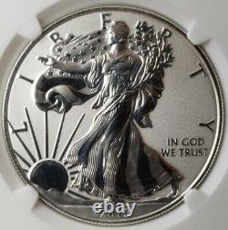 2019 S Enhanced Reverse Proof $1 American Silver Eagle Dollar NGC PF70
