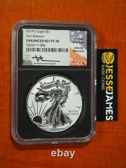 2019 S Enhanced Reverse Proof Silver Eagle Ngc Pf70 First Releases Mercanti Ogp