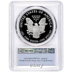 2019-S Proof $1 American Silver Eagle PCGS PR70DCAM First Strike Flag Label