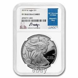 2019-W Proof American Silver Eagle PF-70 NGC (Moy Label) SKU#234365
