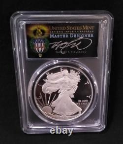 2019 W Proof Silver Eagle PCGS PR70 DCAM Signed Torch First Day of Issue