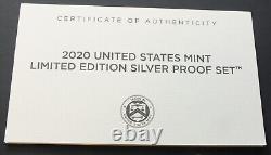 2020 Limited Edition Silver Proof Set American Eagle Collection US Mint E688
