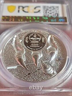 2020 Mongolia 500 Togrog Majestic Eagle 1oz Silver Proof Coin PCGS PR69 FDI %7%
