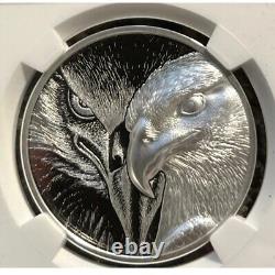 2020 Mongolia S500T MAJESTIC EAGLE ULTRA HIGH RELIEF NGC PF70 UC FIRST RELEASES