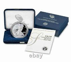 2020-S Proof American Silver Eagle San Francisco Issue GEM Proof OGP