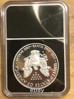 2020 S Proof Silver Eagle Ngc Pf70 Special Label Black Core