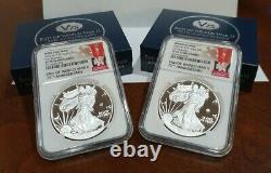 2020 W END of WORLD WAR II 75th ANNIVERSARY SILVER EAGLE V75 NGC PF70 IN HAND
