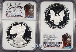 2020-W Proof Silver Eagle 1 Dollar 1 of 500 Jim Lovell Signature NGC PF-70 UCAM
