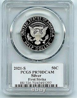 2021 $1 American Silver Eagle Type 2 PCGS PSA MS70 Legends of Life Mike Piazza