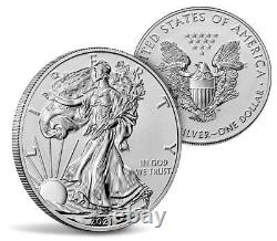 2021 Reverse Proof American Silver Eagle Two-Coin Set Designer Edition PR70