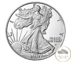2021 S American Eagle Proof 1oz. 999 Silver Dollar Ready To Ship in Box withCOA