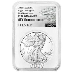 2021-S Proof $1 Type 2 American Silver Eagle NGC PF70UC FDI ALS Label
