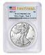 2021 S Proof American Silver Eagle Type 2 Pcgs Pr69 Dcam Fs Flag Label Withbox&coa