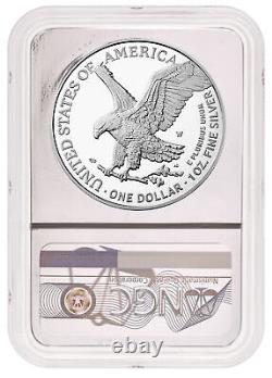 2021 W $1 American Silver Eagle 1-oz Type 2 NGC PF70 UC FDOI Silver Foil Core