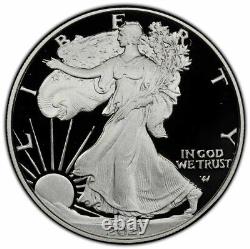 2021-W 1 Oz Silver $1 AMERICAN EAGLE Type 2 PCGS PR69DCAM Gold Shield Coin