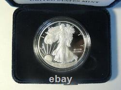 2021-W American Eagle 1 oz Silver Proof Coin (21EA) In Hand